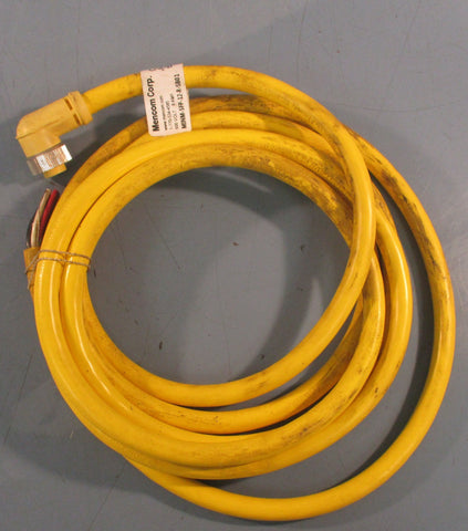 Mencom MINM5FP12RSB01 Cordset 600V 8A 5 Pole 12 Ft Length