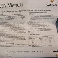 Varian CP28410 MicroSpher C18 HPLC Column 100 x 4.6mm x 1/4"