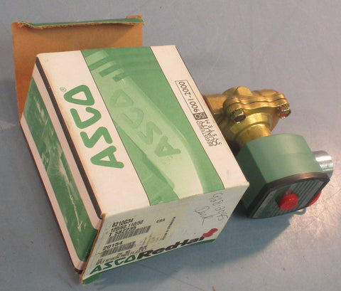 Asco Red-Hat 8210G34 Pneumatic 2-Way Solenoid Valve 1/2" 10.1W 125PSI
