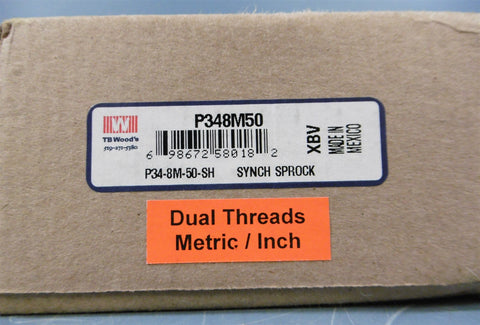 TB Wood's Timing Belt Sprocket: P348M50SH NIB