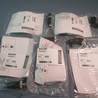 BALLUFF MICROCHANGE ATTACHABLE MALE STRAIGHT CONNECTOR C04CNL7 LOT OF FIVE
