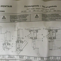 Pentair Sudmo 2143630 Seal Kit 3" S270-S288 and S370-S386 FKM-FDA