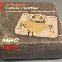 MRC C4F104SS Four-Bolt Flange Ball Bearing Unit 1-1/4 in Bore