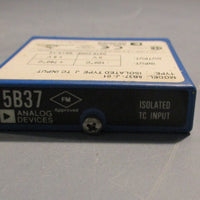 Analog Devices 5B37-j-01 Isolated Type J PLC Module Automation