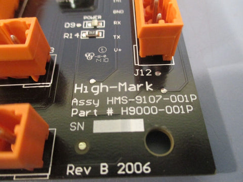 HIGH MARK SYSTEMS CIRCUIT BOARD w/RELAYS HMS-9107-001P H9000-001P