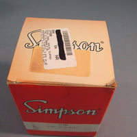 SIMPSON 17720 ELASPED TIME PANEL METER, ANALOG 120VAC