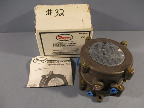 Dwyer Instruments Ser 1950 1950-00-2F Integral Explosion Proof Pressure Switch