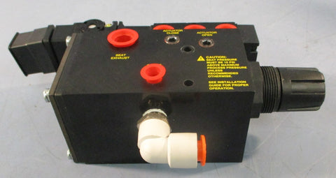 Posi-Flate 660-U Series Control Block w/ 811C-PM-111JM-152 Mac Valve PME-111JM