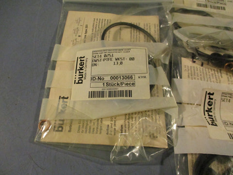 Lot of (5) Bürkert Valve Kit Spare Parts Set4 type 0251 ID# 00013066