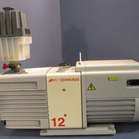 Edwards RV12 Vacuum Pump A65501906 w/ EMF 20 Oil Mist Filter