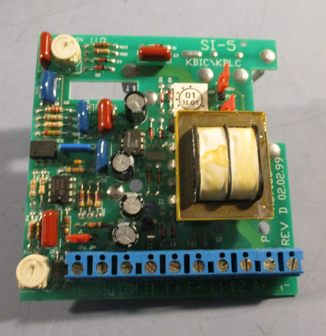 KBIC Signal Isolator Board (SI-5) 115-230 VAC, 50/60 HZ, Barrier Terminal Board