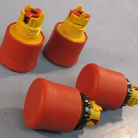 EATON MOELLER A22RPV Emergency Stop Button Switch 21/4" Length Lot of 4