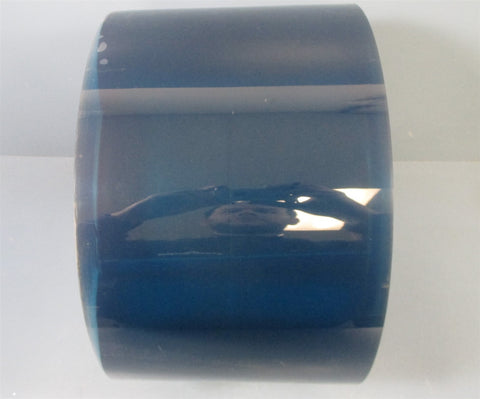 80+ Ft Vinyl Plastic Freezer / Dock Clear Smooth Door Strip 8" Wide 0.08" Thick