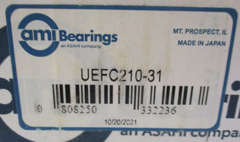 AMI Bearings UEFC210-31 Bearing 4 Bolt Flange Mount Bearing 1-15/16" Bore