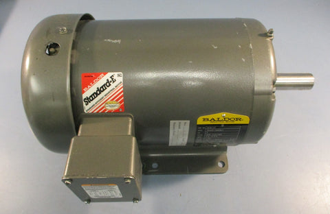 Baldor M3614T 3-Phase Industrial Motor 2 HP 1160 RPM 1-1/8" Shaft Dia