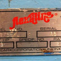 Grove Gear TMB1751 Flexaline 15:1 Ratio Gear Reducer 0.93 Input HP Left Output