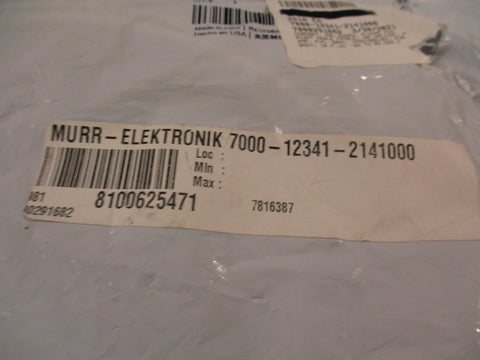 Murrelektronik 7000123412141000 SingleEnded Cable M12 Female Connector