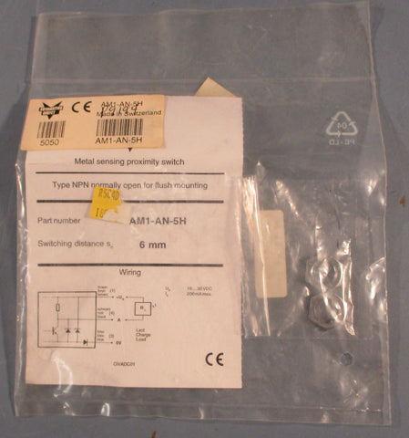 Automation Direct AM1-AN-5H Inductive Proximity Sensor 6 mm Sn 10-30 VDC