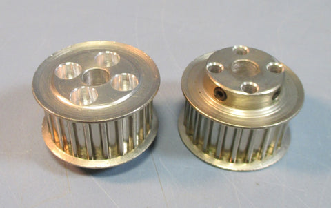 Lot 2 Dillin Engineering 035791 Flanged Timing Pulley 4 Mount Hole 22 Teeth NWOB