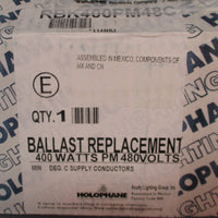 Holophane RBK400PM48C Ballast Replacement 400 Watts PM 480 Volts C5Z0J2 NIB