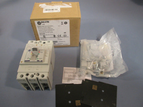 ALLEN BRADLEY G-FRAME MOLDED CASE CIRCUIT BREAKER SERIES A 140G-G6C3-C60