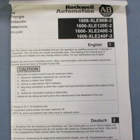 Allen Bradley 1606XLE240E3 Ser A Power Supply 3PH 24VDC 10A 240W 480VAC