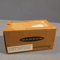 BANNER S18SP6RQ PHOTEYE SENSOR, 1030 VDC 4 PIN EURO QUICK, RECEIVER 29510