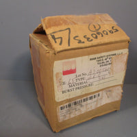 BS & B SAFETY HEAD RUPTURE DISC SIZE: 1.5" TYPE: GRC 316 SS EP5906033
