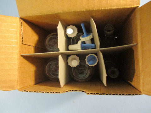 Corning Pyrex 564225 Volumetric Flask 25ML With Taper Stopper Box of 6
