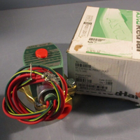 ASCO Red Hat Solenoid Valve 1/2" NPT, 24V DC Watertight Coil 8210G002