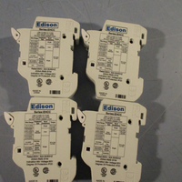 Lot of 4 Edison Fuse Holder, 600 V, 30 A, 50/60 Hz 200ka RMS SYM Series EHCC