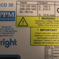 PPM Technologies CD30L124495 Frequency Drive Controller CD30 110120/208240V