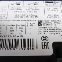 Siemens Motor Starter 3RV20111AA10