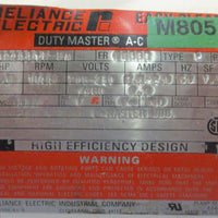 Reliance Electric P56X5227MBA Electric Motor 60245519Z Duty Master Unibrake