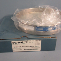 VWR 57334582 #100 U.S. Standard Testing Sieve 8" Dia 0.100mm Wire Dia Stainless