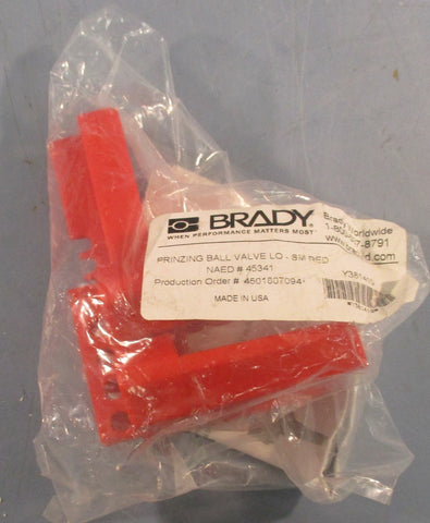 Brady Prinzing 45341 Legged Ball Valve Lockout Y381410 1/2" to 21/2" Lot of 2