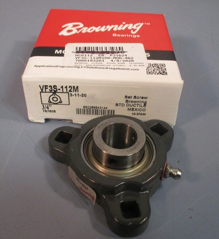 Browning 3/4” Pillow Type Bearing VF3S112M