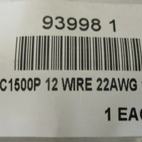 ElectroLynx 93998 1 Harness QC-C1500P Cable 12-Wire 22AWG 182 in