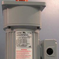 Brother G3K22N120MF1AEN Induction Motor 3Phase 120:1 Ratio 40°C 1/8HP
