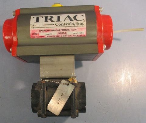 Triac TR130SR5 Pneumatic Actuator 150 PSI Max Pressure 103/8" Length