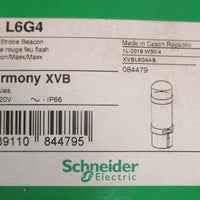 Schneider Electric XVB L6G4 Red Strobe Beacon Harmony XVB XVBL6G4 120V