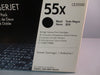 GENUINE HP LASERJET 55X DUAL PACK BLACK/NOIRE TONER CARTRIDGE CE255XD