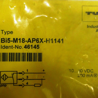 Turck Bi5M18AP6XH1141 Proximity Sensor 1030VDC 200mA Sn: 5mm ID No: 46145