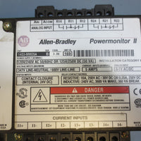 Allen Bradley PowerMonitor II Display Module 1403MM05A Ser B w/ 1403NENET