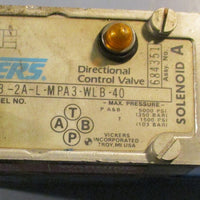 Vickers DG4V32ALMPA3WLB40 Directional Control Valve DG4V