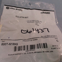Allen Bradley 800TN159G Push/Pull Cap for 30MM Pushbutton Green Ser.C