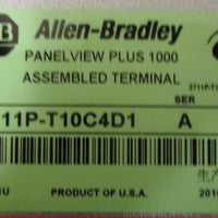Allen Bradley 2711P-T10C4D1 Ser A Panelview Plus 1000 2711P-RP1 2711P-RDT1C