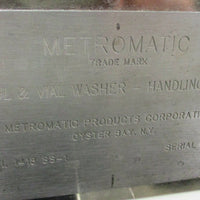 Metromatic 1418SS1 Ampule & Vial Washer Benchtop Batch Washing Ampoule Cleaner