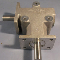 Mitrpak R10 Spiral Bevel Gearbox R10-C2 1:1 Ratio 5/8" Shaft Dia