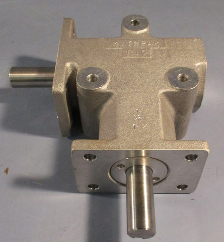 Mitrpak R10 Spiral Bevel Gearbox R10-C2 1:1 Ratio 5/8" Shaft Dia